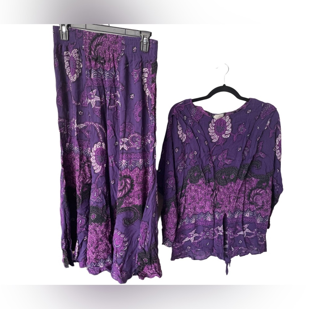 USED— Carole Little for Saint-Tropez West women 2 piece set size 14